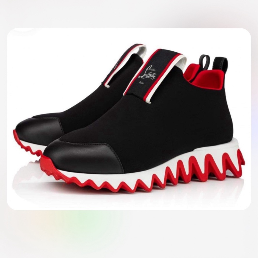 SOLD!!!Christian Louboutin Sharktina size 10 tennis shoe size 42 Euro